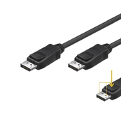 Cabo DisplayPort v1.2, 4k @ 60hZ, A/A AWG28, 2.0m,