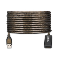 Cabo amplificador USB 2.0, Extensão 10 metros 