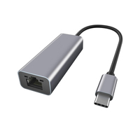 Adaptador de rede Gigabit USB-C aluminio 