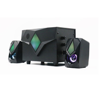 Colunas RGB Gaming set 2.1, 11W RMS, control volum