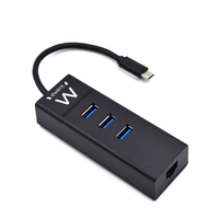 HUB USB 3 portas USB 3.1 Gen1 (USB 3.0) tipo C e p