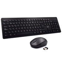 Teclado e Rato Wireless, teclas silenciosas de bai