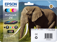 Multipack 6-cores 24 Claria Photo HD Ink 