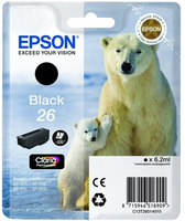 Tinteiro Preto Série 26 Urso Polar Tinta Claria Pr