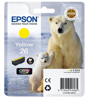 Tinteiro Amarelo Série 26 Urso Polar Tinta Claria 