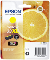 Singlepack Yellow 33XL Claria Premium Ink 