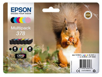 Multipack 6-colours 378 Claria Photo HD Ink 