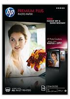 HP Premium Plus Semi-gloss Photo Paper-20 sht/A4/2