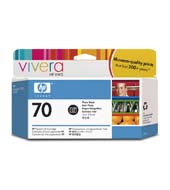 HP 70 130 ml Photo Black Ink Cartridge with Vivera