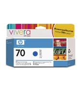 HP 70 130 ml Blue Ink Cartridge with Vivera Ink 