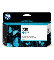 HP 730 130-ml Cyan Ink Cartridge 