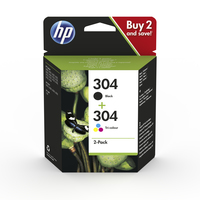 HP 304 Ink Cartridge Combo 2-Pack 