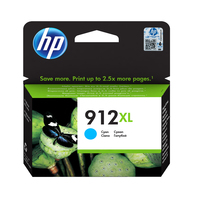 HP 912XL High Yield Cyan Original Ink Cartridge 