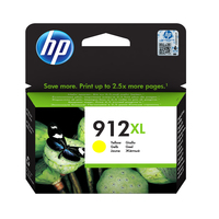 HP 912XL High Yield Yellow Original Ink Cartridge 