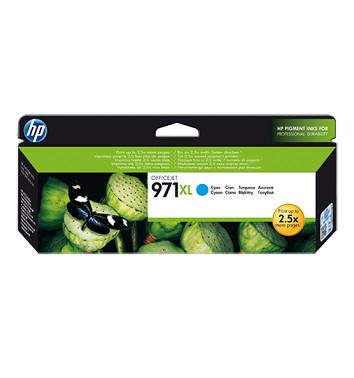 HP 971XL Cyan Officejet Ink Cartridge 