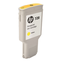 HP728 300-ml Yellow InkCart 