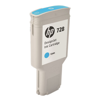 HP728 300-ml Cyan InkCart 