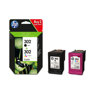 HP 302 Ink Cartridge Combo 2-Pack 