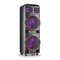 Coluna 800W Duplo Subwoofer 12