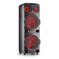 Coluna 1200W Duplo Subwoofer 15