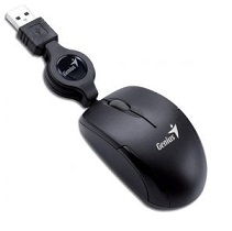 Rato Micro Traveler USB Preto 