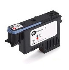 HP 744 Matte Black & Red Printhead 