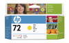 HP 72 130 ml Yellow Ink Cartridge with Vivera Ink 