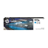 HP 973X High Yield Cyan Original PageWide Cartridg