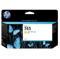 HP 745 130-ml Yellow Ink Cartridge